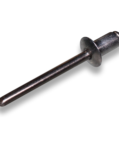 Blind rivet alu/Nirosta steel flat round hd 5.0x8 /2.5-4.5mm